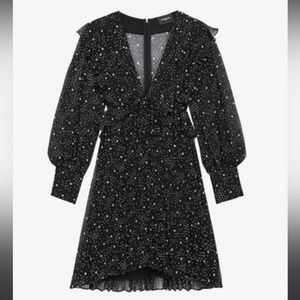 The Kooples Start Print Chiffon Dress